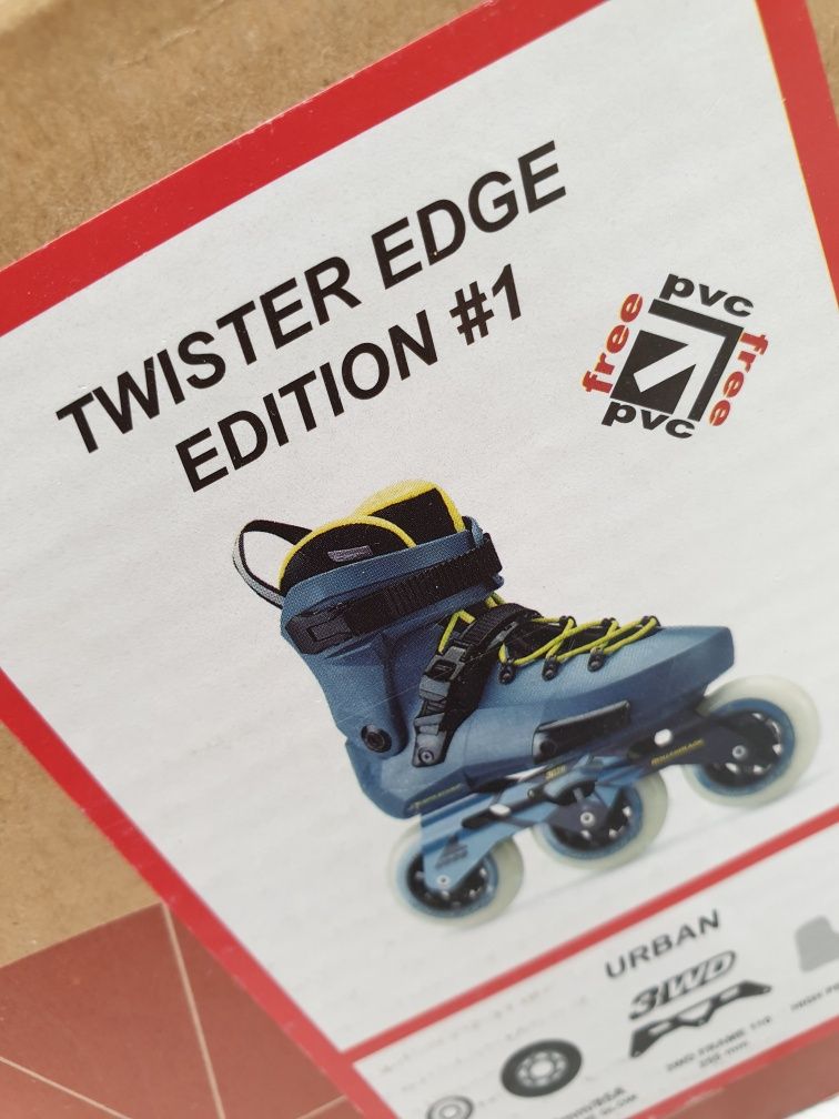 Rolki Rollerblade Twister edge rozmiar40, płoza aluminiowa 4 × 100 mm