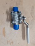 Zawory kulowe 1/4''  nierdzewne kwasoodporne do spawania zestaw 6szt