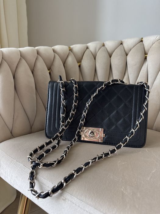 Сумка жіноча шкіряна zara chanel bottega