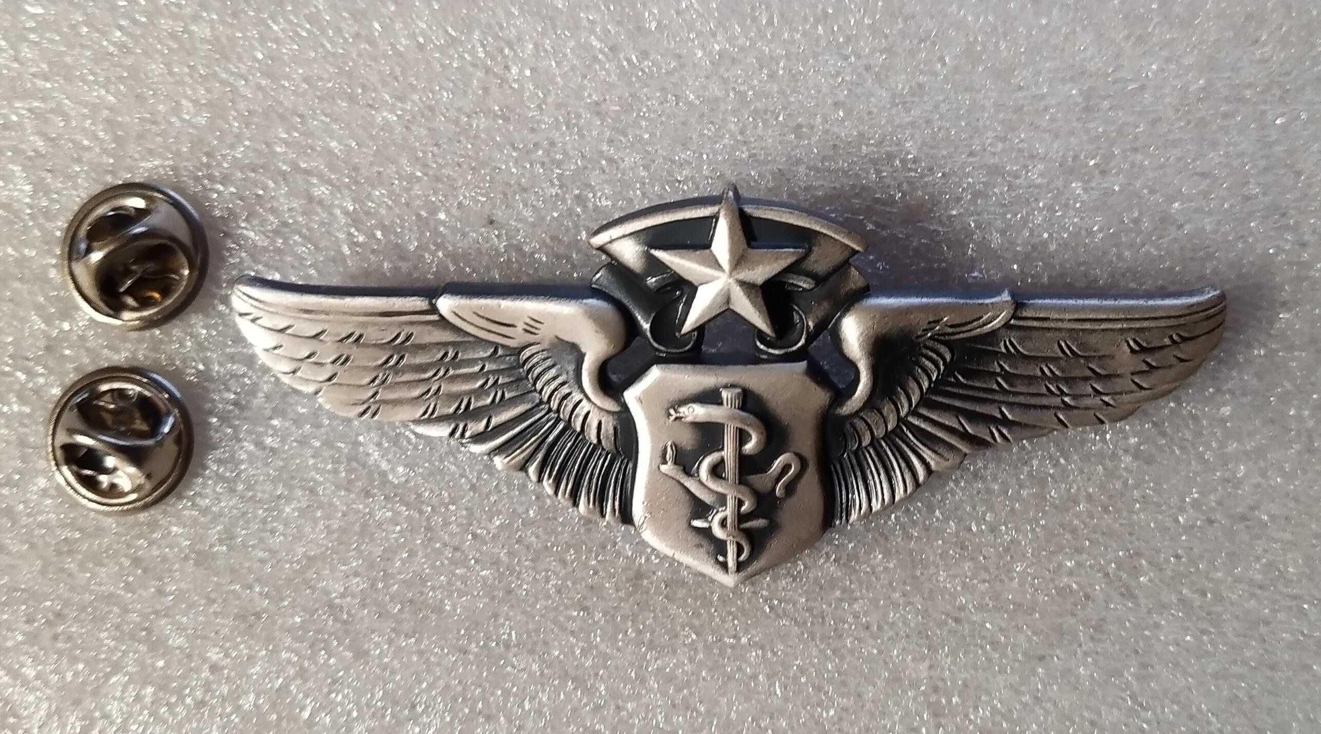 Значок USAF - Chief Flight Nurse Badge (Full-Size)  - USA (США)
