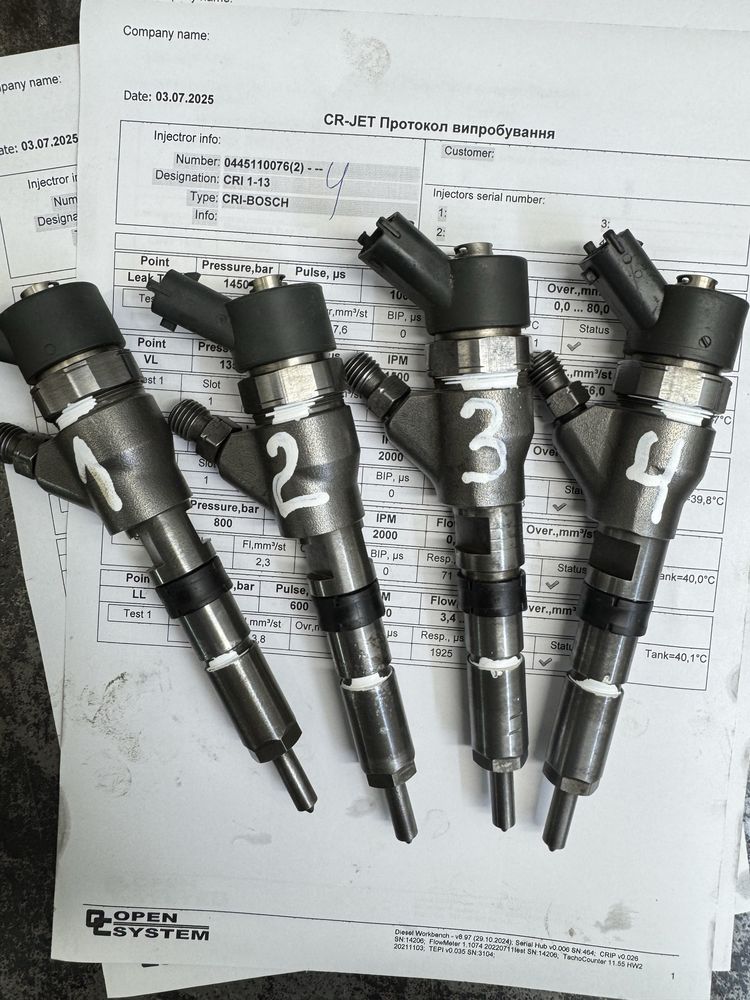 Перевірені форсунки на усі авто Siemens Continental Denso Delfi