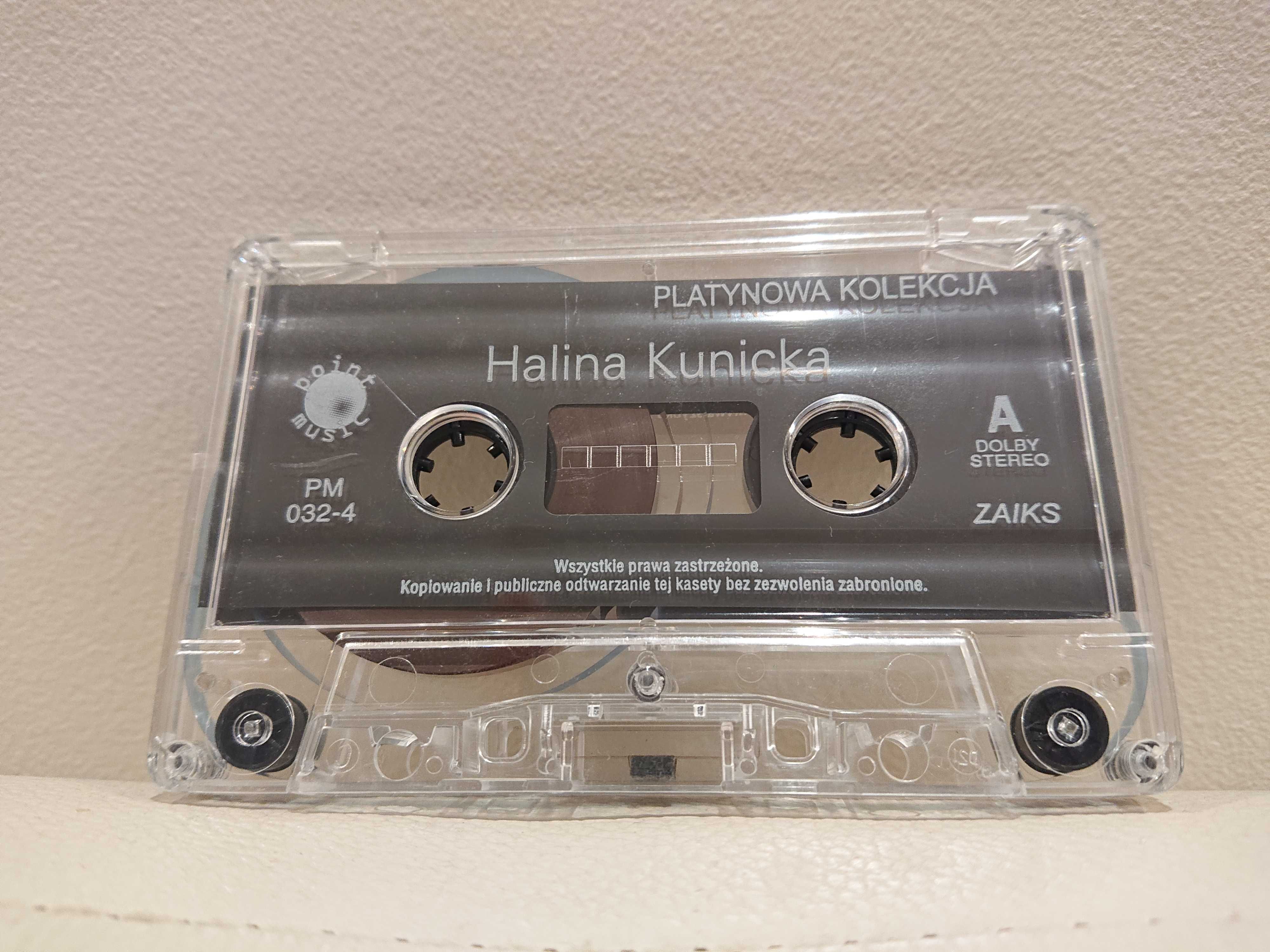 Halina Kunicka Platynowa Kolekcja PRZESŁUCHANA kaseta magnetofonowa