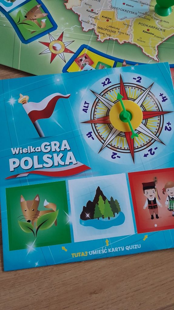 Wielka gra Polska edukacyjna jak nowa preznet polecam