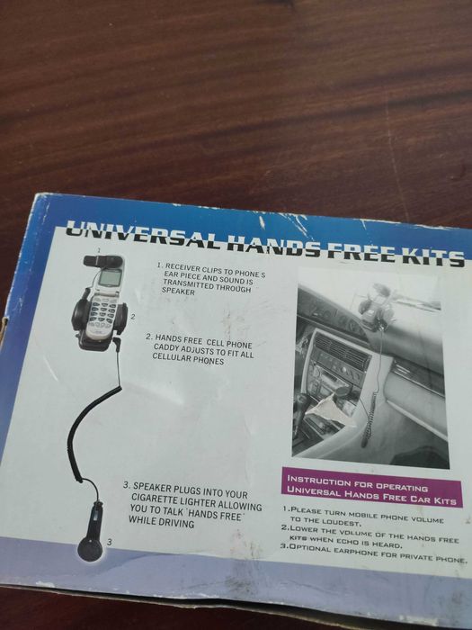 Kit mãos livres em caixa