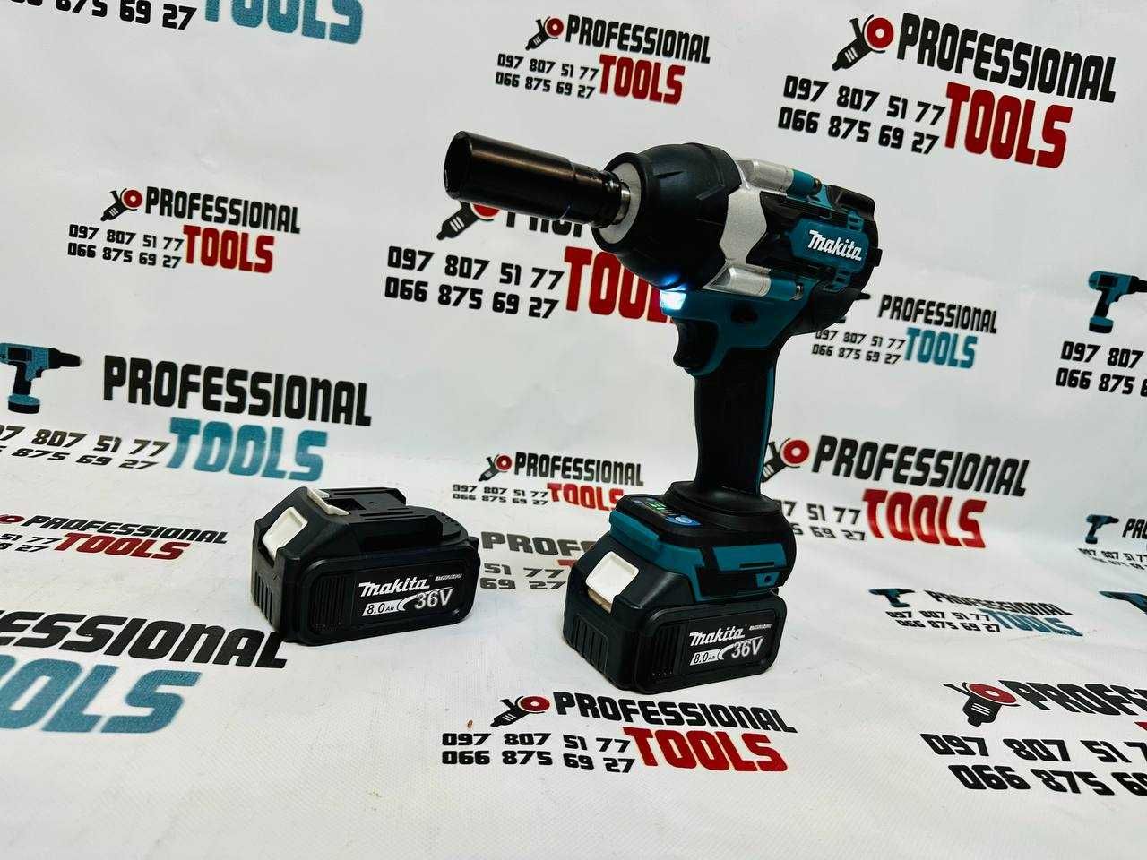 Акумуляторний Безщітковий Гайковерт Makita DTW 800 BL 36V 8A Гайкокрут