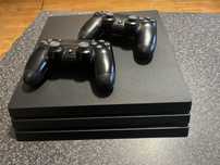 Playstation 4, ps4 PRO, 2 pady, 8 gier