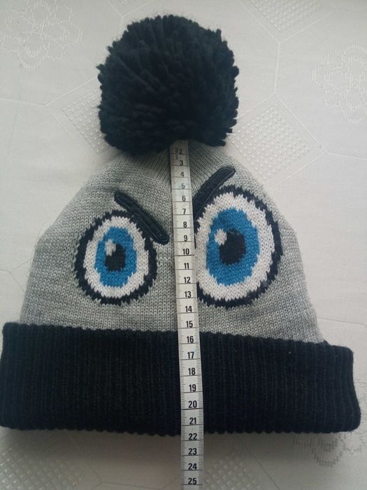 Ciepła czapka chłopięca beanie r uniwer