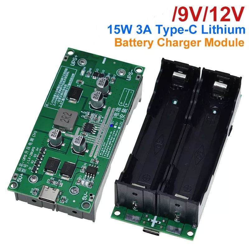 UPS 18650 9V, 12V бесперебойник для роутера