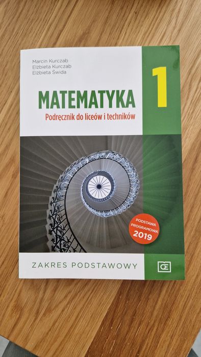 Podręcznik do matematyki klasa 1 zakres podstawowy