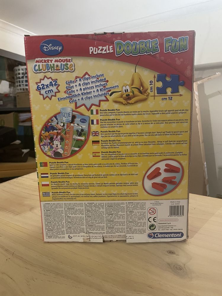 Prendas Puzzle puzzles mickey mouse para medir altura 3 3+