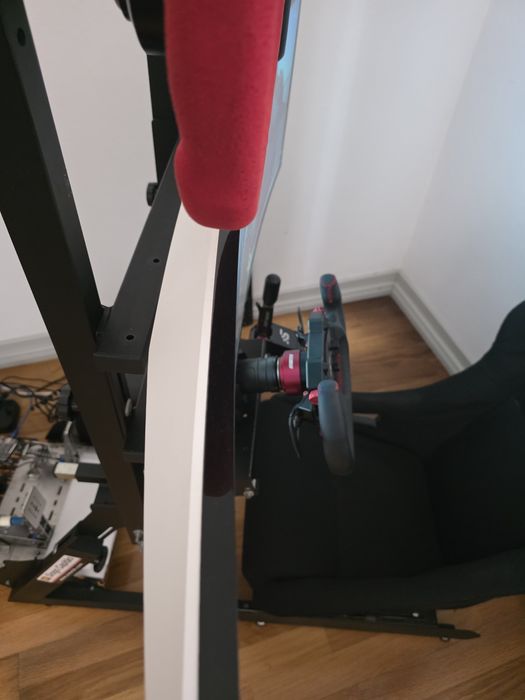 Cockpit/ playseat simetik com banco + suporte para monitor