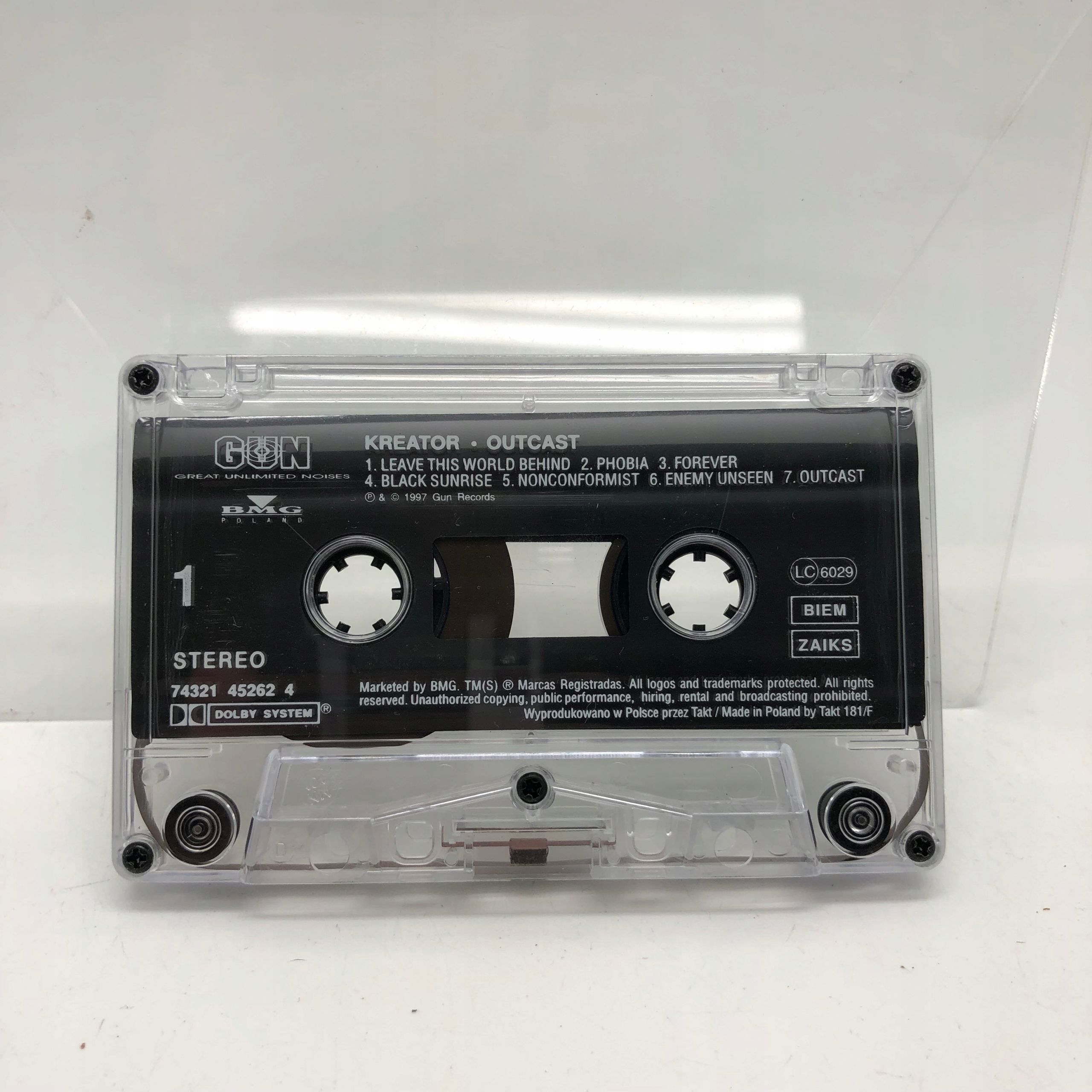 kaseta - kreator - outcast 1997 metal