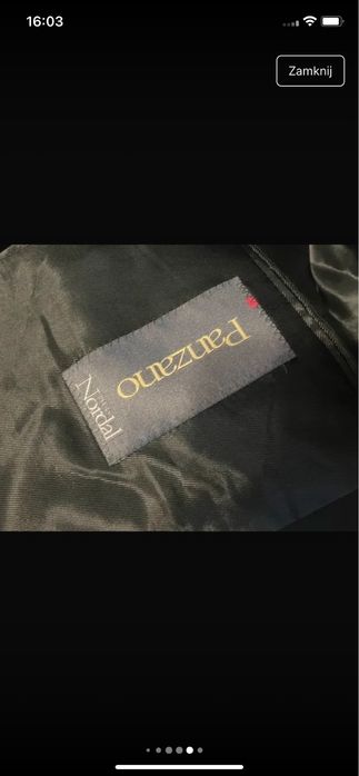 Elegancka marynarka czarna na wesele, komunie, do pracy WEŁNA