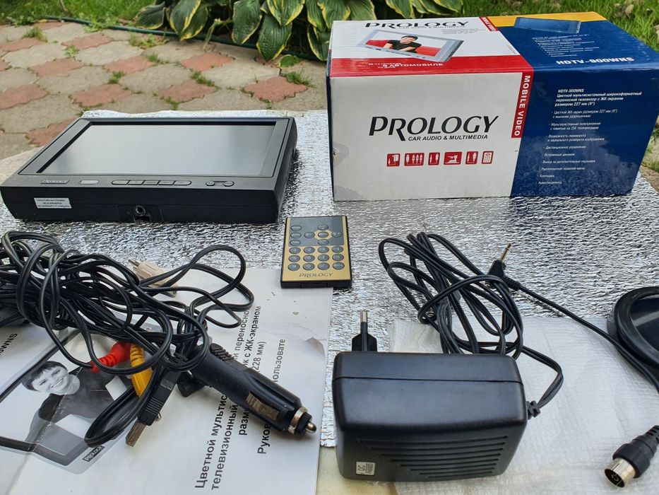 Телевізор,Автотелевізор 9 діагональ Монітор,  для авто та дачі Prology