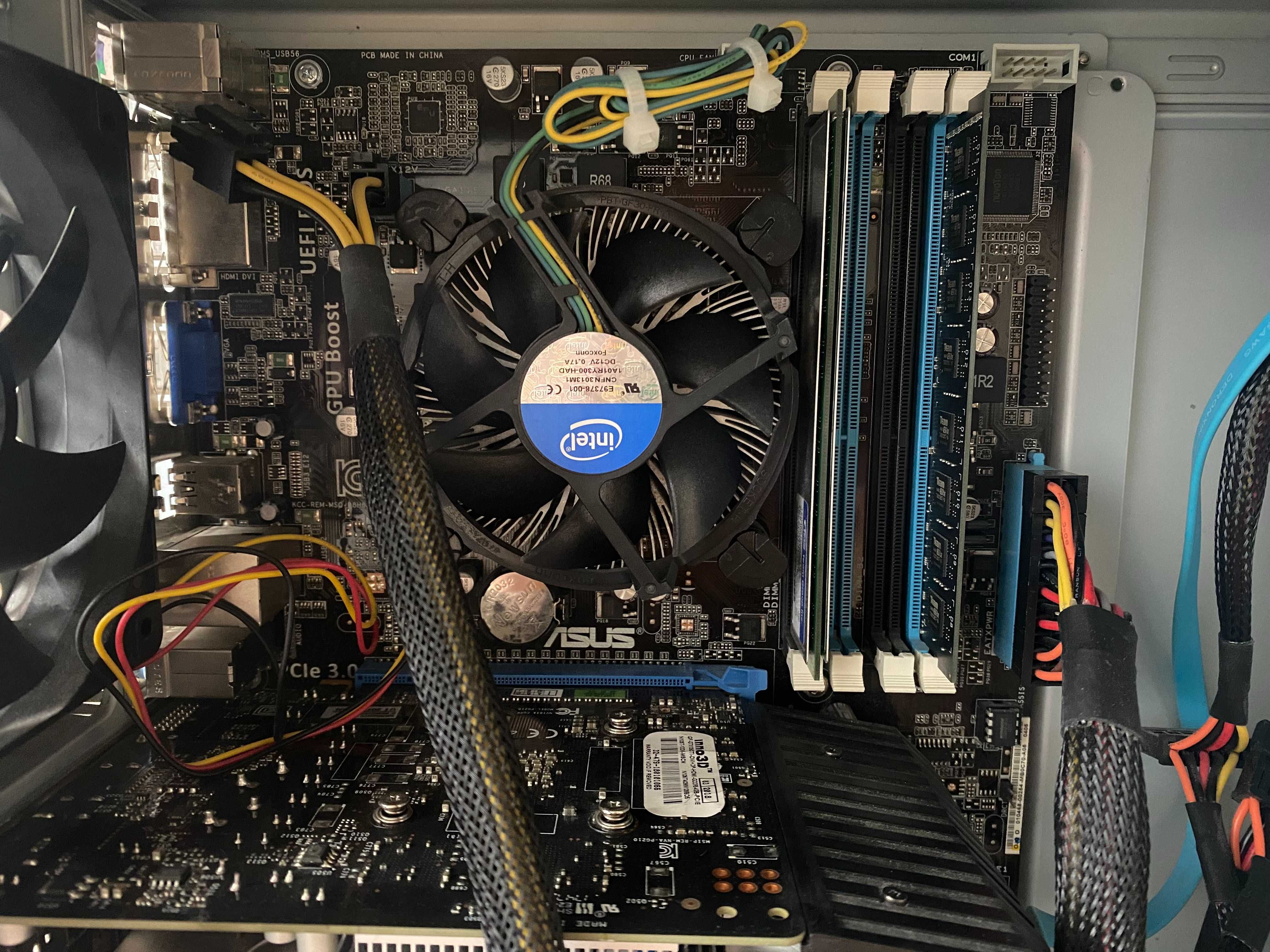 Игровой компьютер/i5-3330/Socket 1155/16Gb/SSD250GB/HDD1T/GTX1050Ti4GB