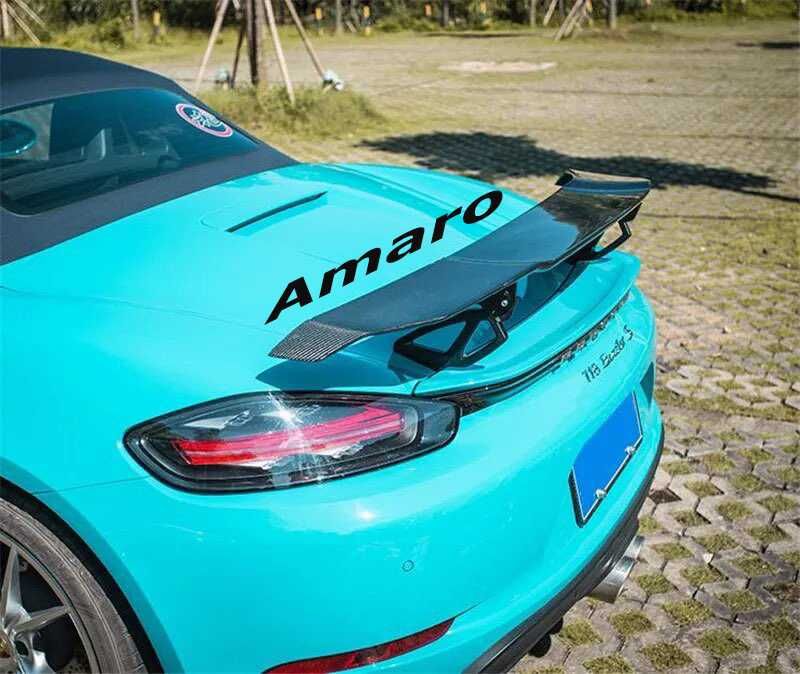 Aileron/Spoiler Traseiro Preto (Porsche Cayman, Boxster, 718, 981|NOVO