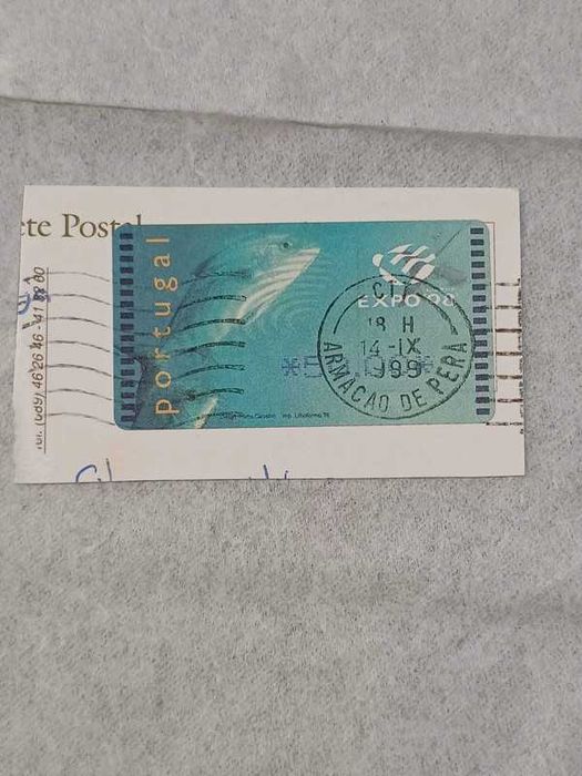 Conjunto de 8 de selos portugueses