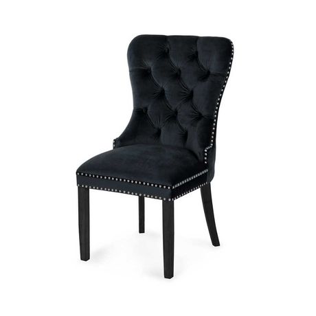 Krzesło Glamour Pikowane Eleganckie VeroLux