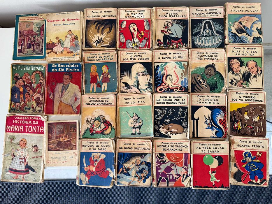 26 livros: Contos de encantar e outros livros infantis dos anos 50  60