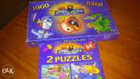 Jogo de dados e puzzle da Mulan