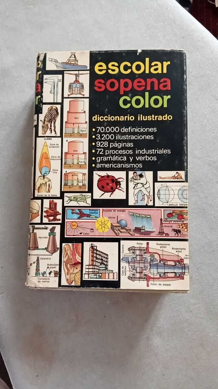 Diccionario Escolar Sopena Color 1977