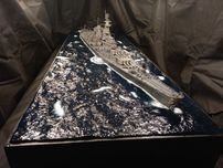 Diorama makieta model USS Missouri 1:200