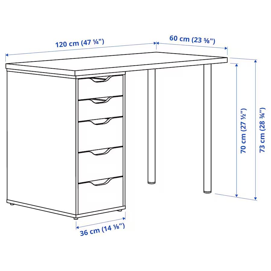 Стол Ikea Alex