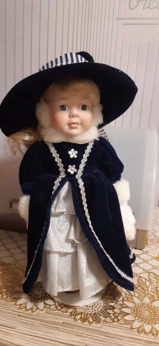 Фарфорова лялька кукла порцелян vintage