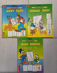 Walt Disney, Rysujemy: Kaczor Donald, Sknerus, Daisy, Goofy, Pluto