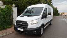 Ford Transit L3H2  Brygadówka 7os Salon PL Serwisowany Bezwypadkowy FV23% Hak Facelift