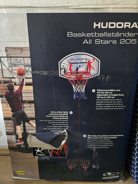 Przenośna tablica do koszykówki Hudora