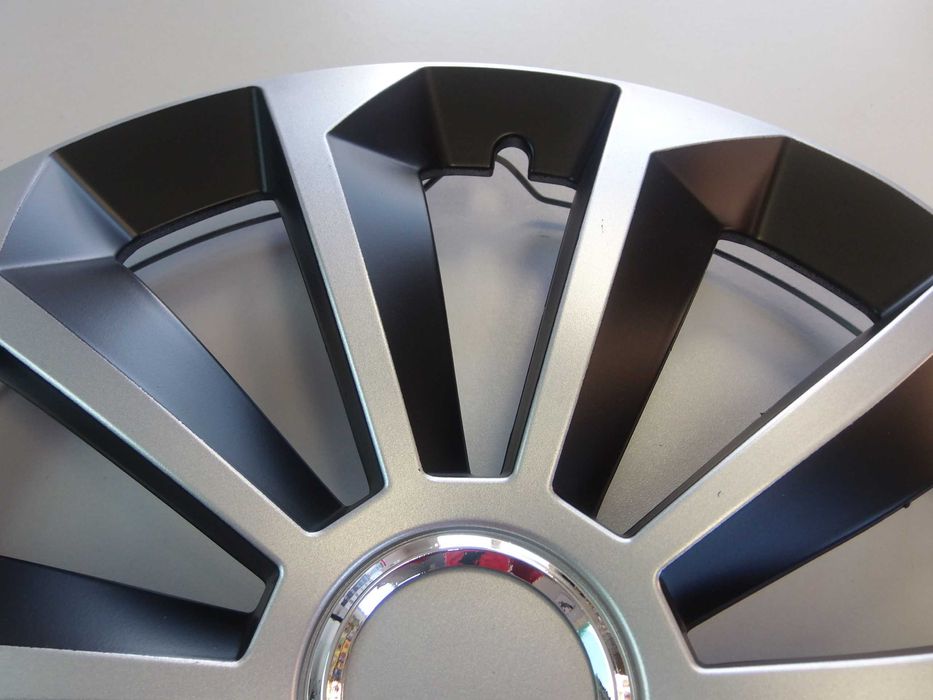 Kołpaki 14 15 16 CZARNE Opel Ford Fiat BMW Seat Honda Renault Peugeot