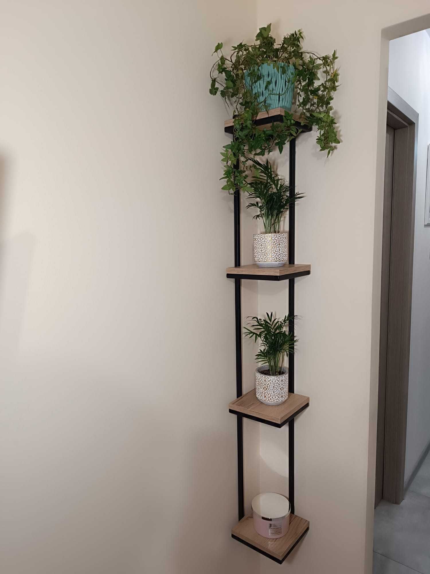 Narożny Kwietnik Na Ścianę Loft Kwietnik Metalow