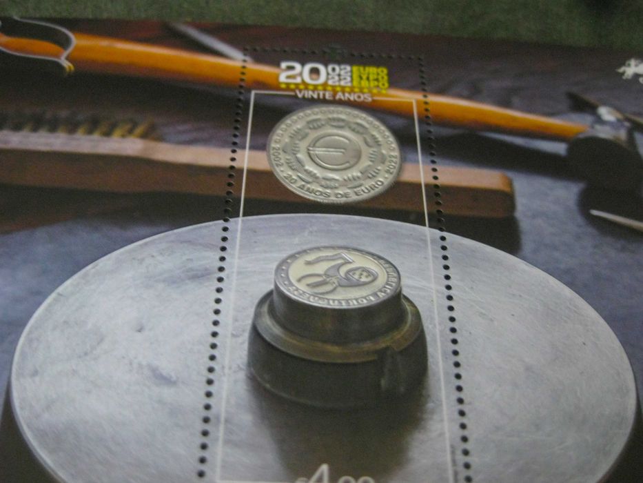 Bloco 20 Anos do Euro (Moeda)