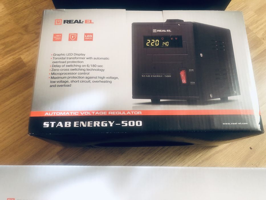 Стабілізатор напруги Real - El Stab Energy Slim