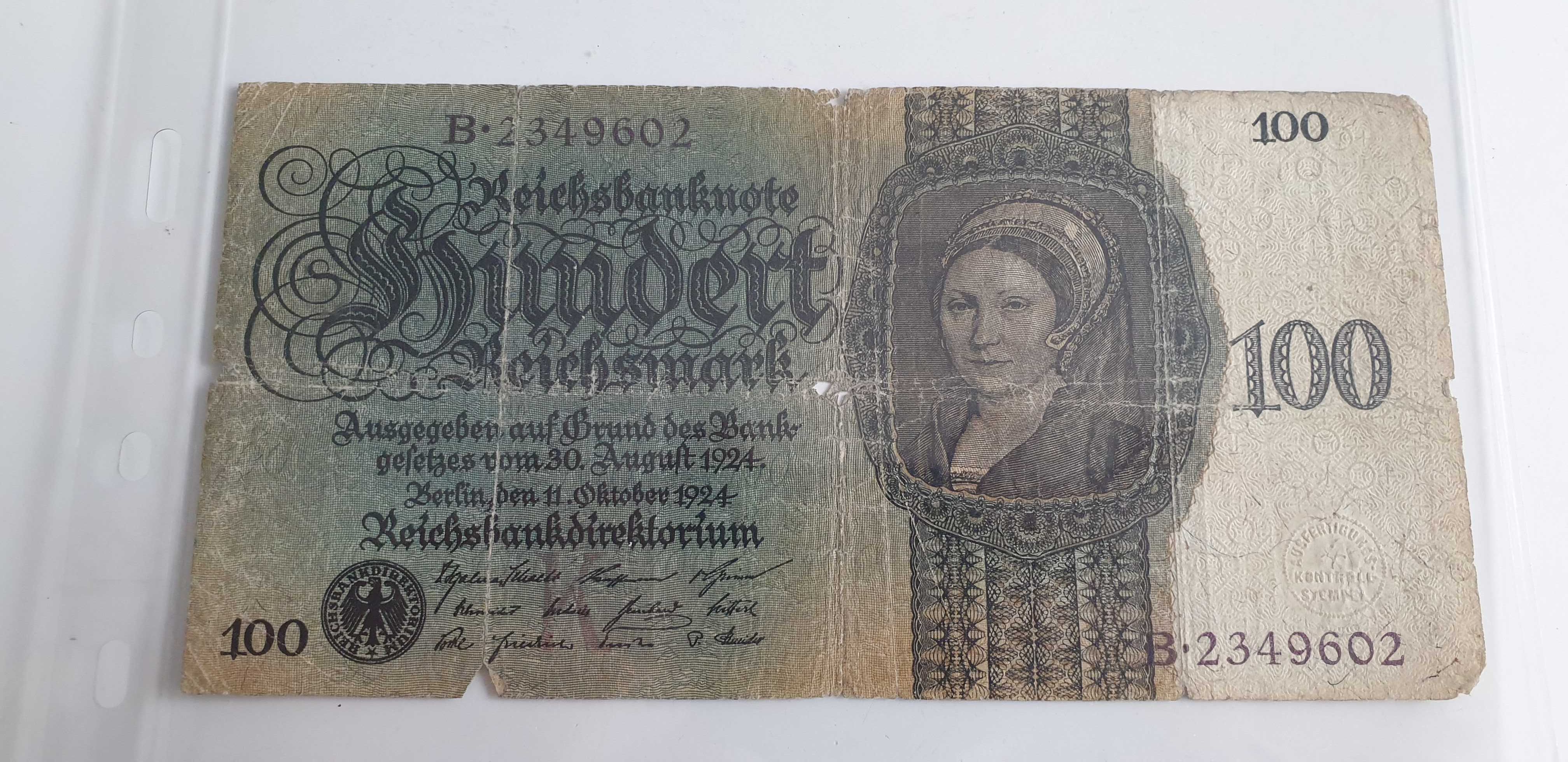 Starocie z Gdyni - Stare banknoty zagraniczne zestaw 2szt.