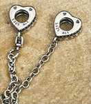 Charms Pandora, Stopper, serca, srebro