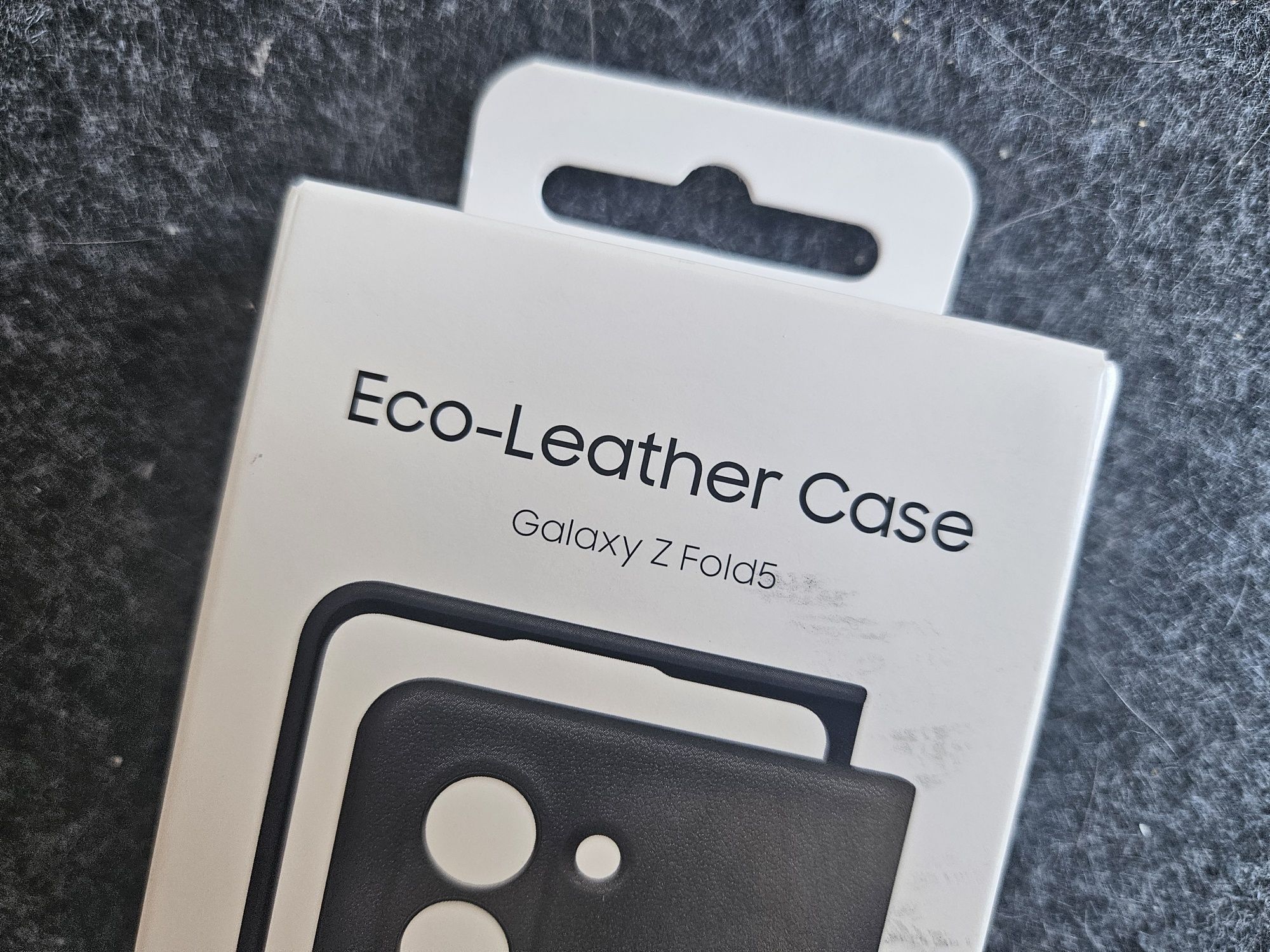 SAMSUNG GALAXY Z FOLD 5 ECO-LEATHER case black