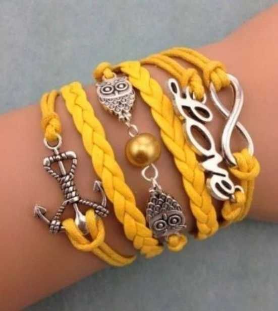 Conjunto de 4 novas pulseiras de amizade