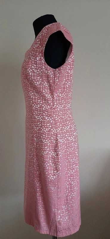 Różowa sukienka bez rękawów 42 44 XL XXL