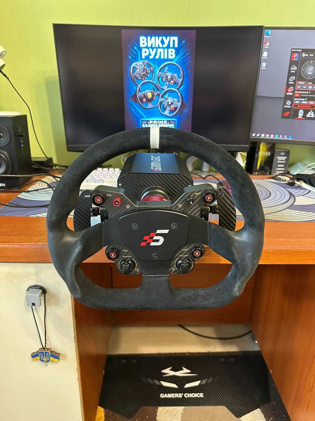 Топовый Игровой Комплект База Simagic M10 (10nm) + Simagic GT1 Carbon