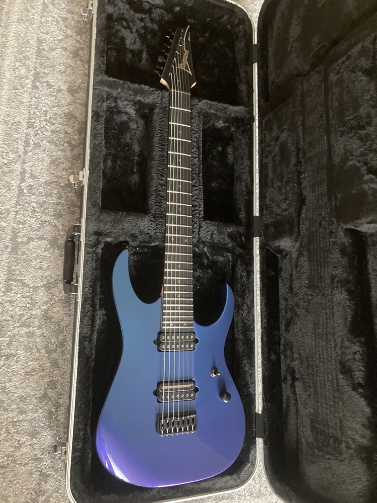 Ibanez 7 strun custom RGD7421 + DiMarzio + case Gator