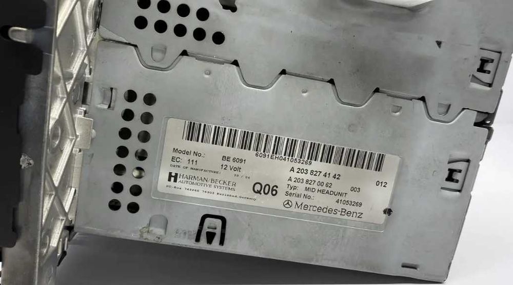 Магнітола CD навігація w203