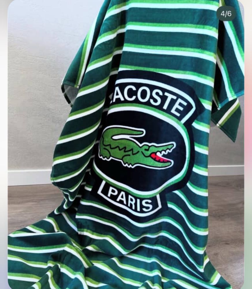 Пляжні рушники оригінал Lacoste нова колекція