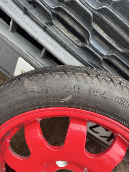 Porsche Boxster koło dojazdowe 105/95 R17, 5x130