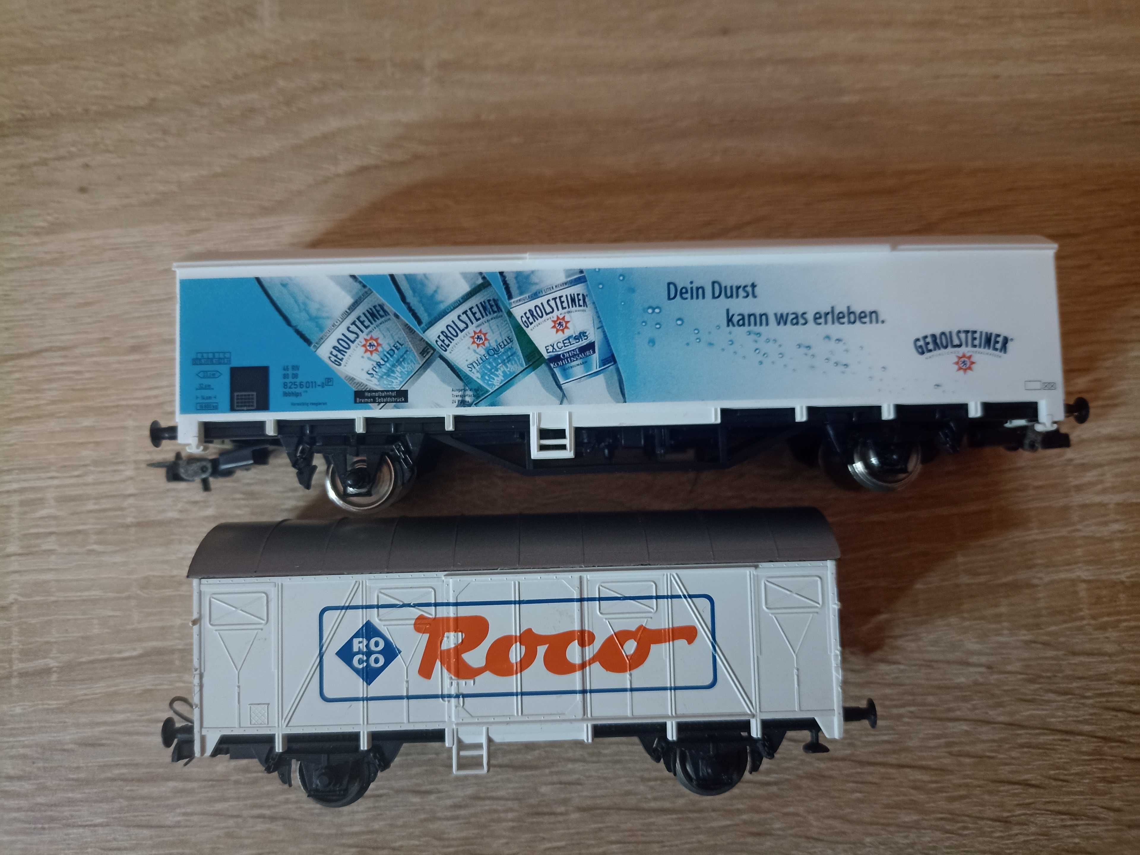 Zestaw wagonów towarowych, chłodnia Piko + Roco H0 1:87