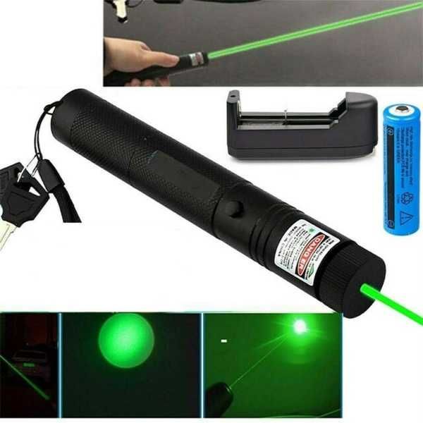 Laser verde e acessorios
