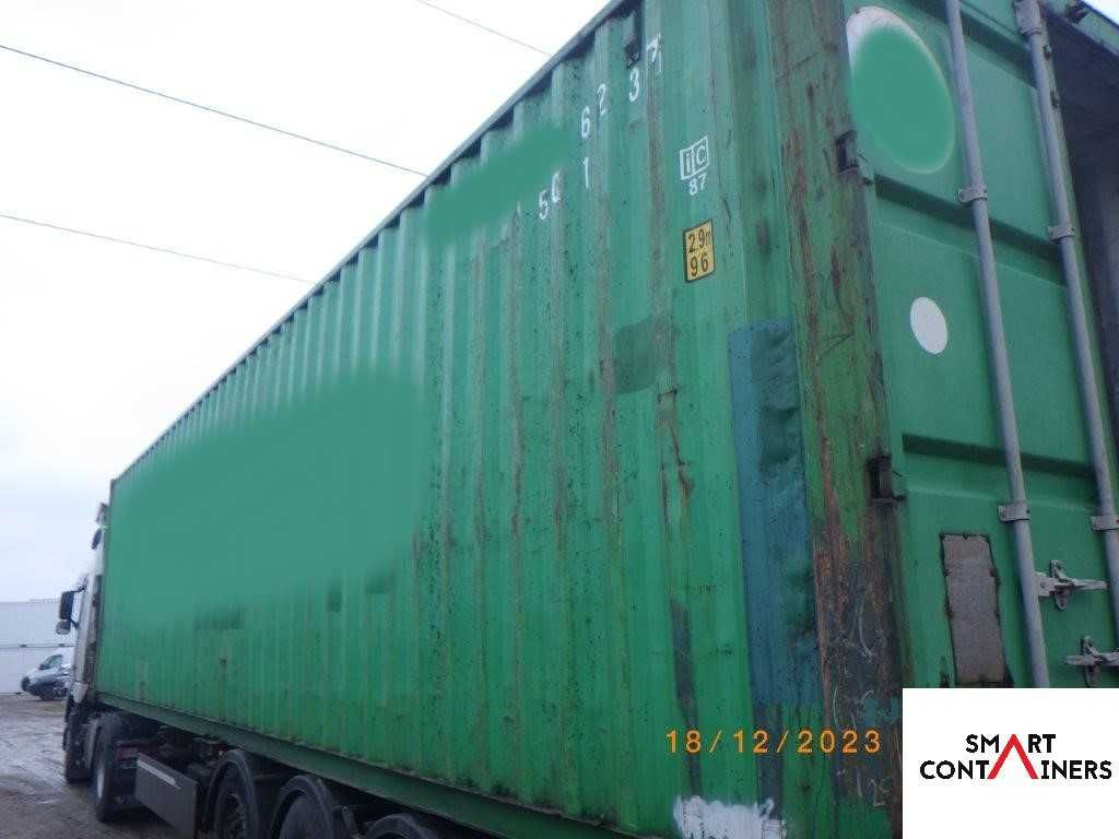 Kontener morski 40’DC używany, sprawny, 12-metrowy, garaż, domek