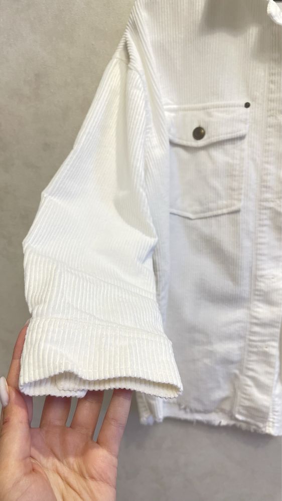 Вельветова рубашка zara
