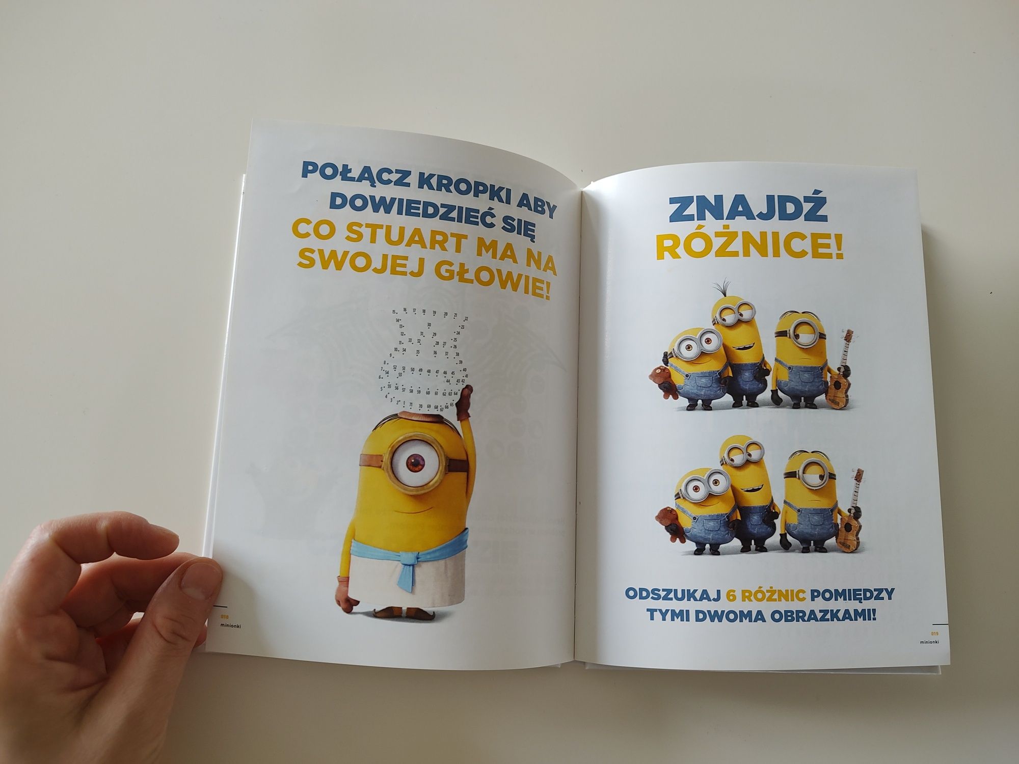 Minionki płyta DVD z książeczką z zagadkami